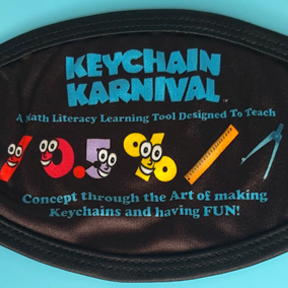 Keychain Karnival Workbook with Starter Bead Kit/Mask/Laminated