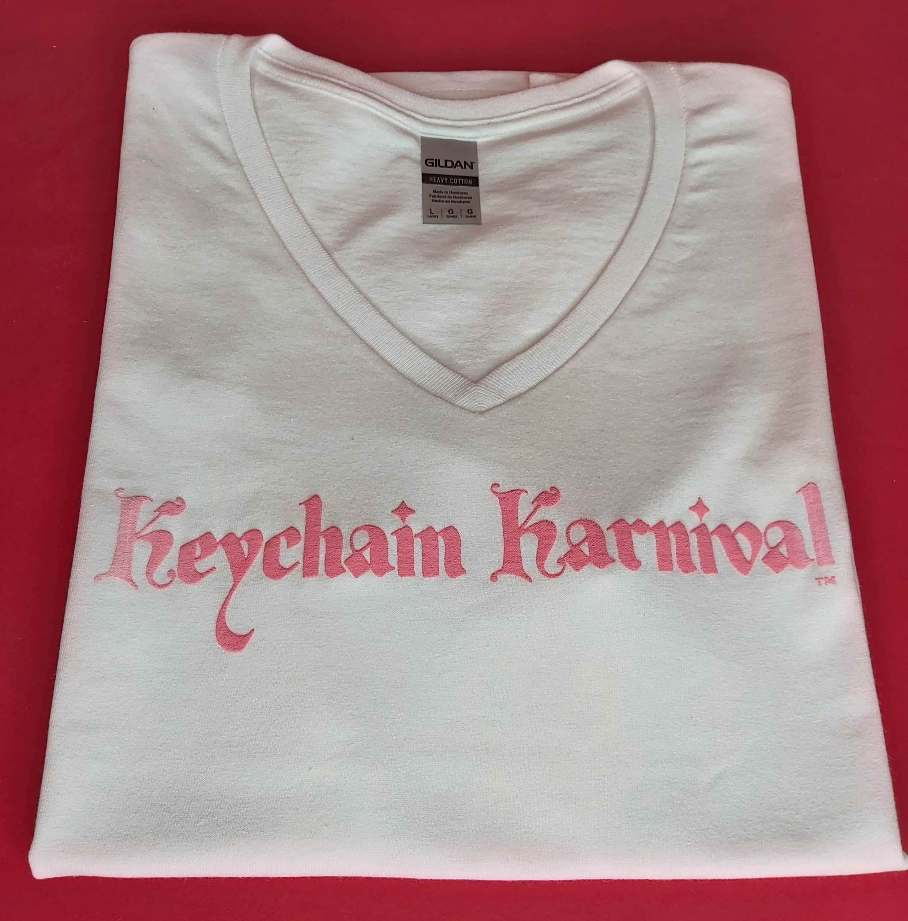 Keychain Karnival T-shirt - Puff Print - Unisex Crew Neck