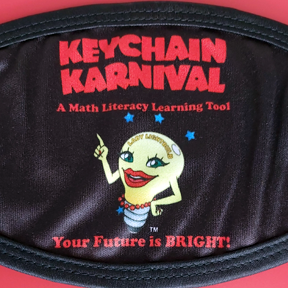Keychain Karnival Workbook with Starter Bead Kit/Mask/Laminated