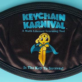 Keychain Karnival Workbook with Starter Bead Kit/Mask/Laminated