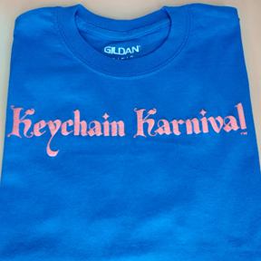 Keychain Karnival T-shirt - Puff Print - Unisex Crew Neck