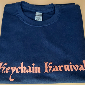 Keychain Karnival T-shirt - Puff Print - Unisex Crew Neck