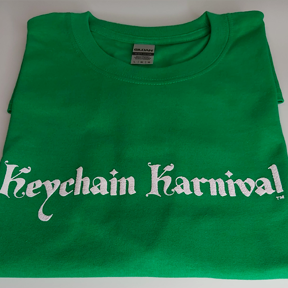 Keychain Karnival T-shirt - Puff Print - Unisex Crew Neck