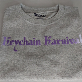Keychain Karnival T-shirt - Puff Print - Unisex Crew Neck
