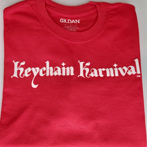 Keychain Karnival T-shirt - Puff Print - Unisex Crew Neck