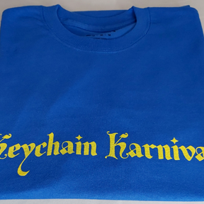 Keychain Karnival T-shirt - Puff Print - Unisex Crew Neck