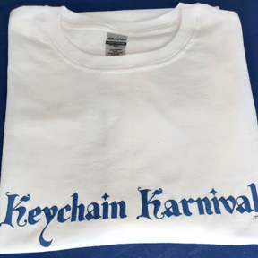 Keychain Karnival T-shirt - Puff Print - Unisex Crew Neck