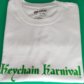Keychain Karnival T-shirt - Puff Print - Unisex Crew Neck
