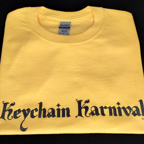 Keychain Karnival T-shirt - Puff Print - Unisex Crew Neck