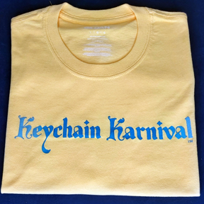 Keychain Karnival T-shirt - Puff Print - Unisex Crew Neck